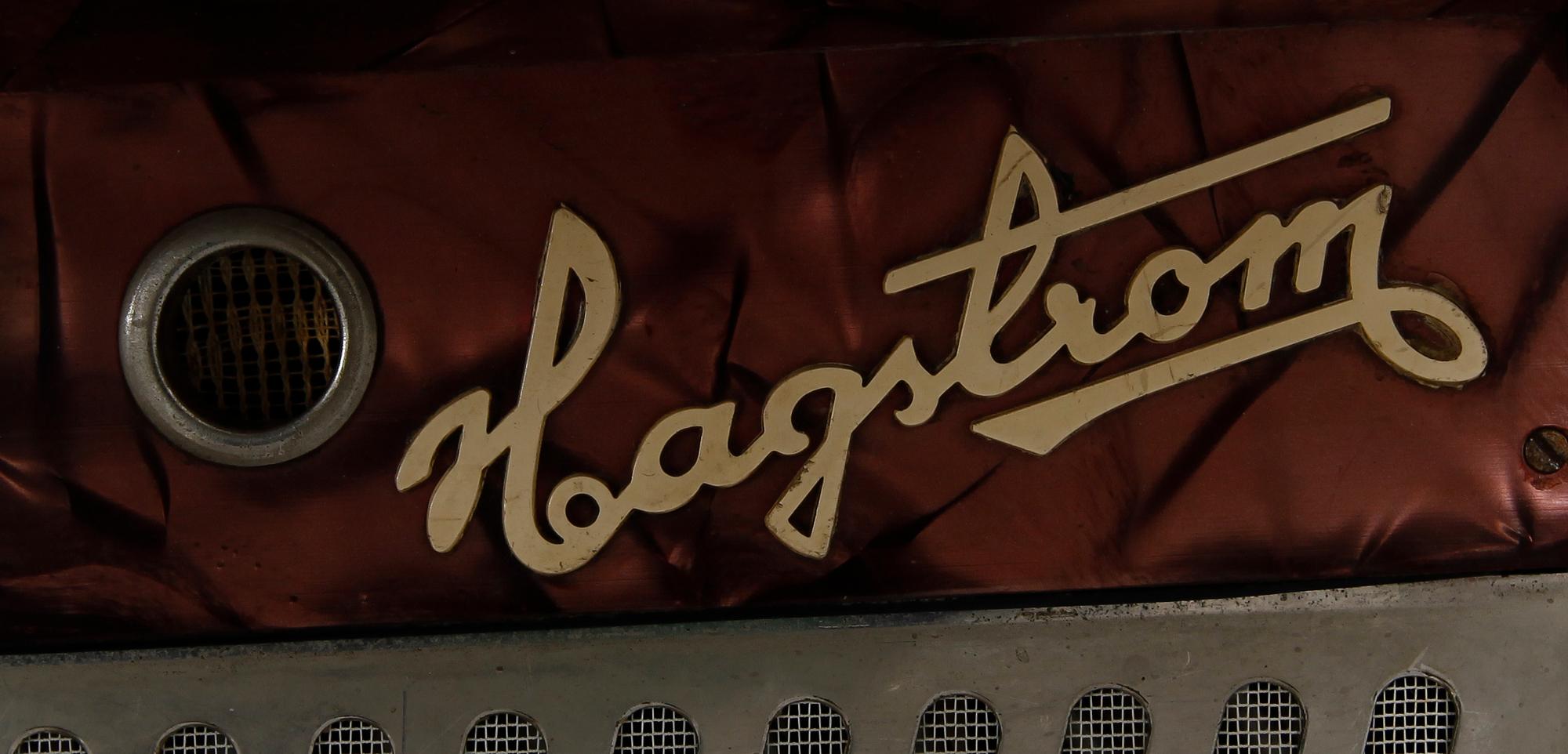 MUSIKINSTRUMENT, knappdragspel, Hagström Minor, 1900-talets mitt.