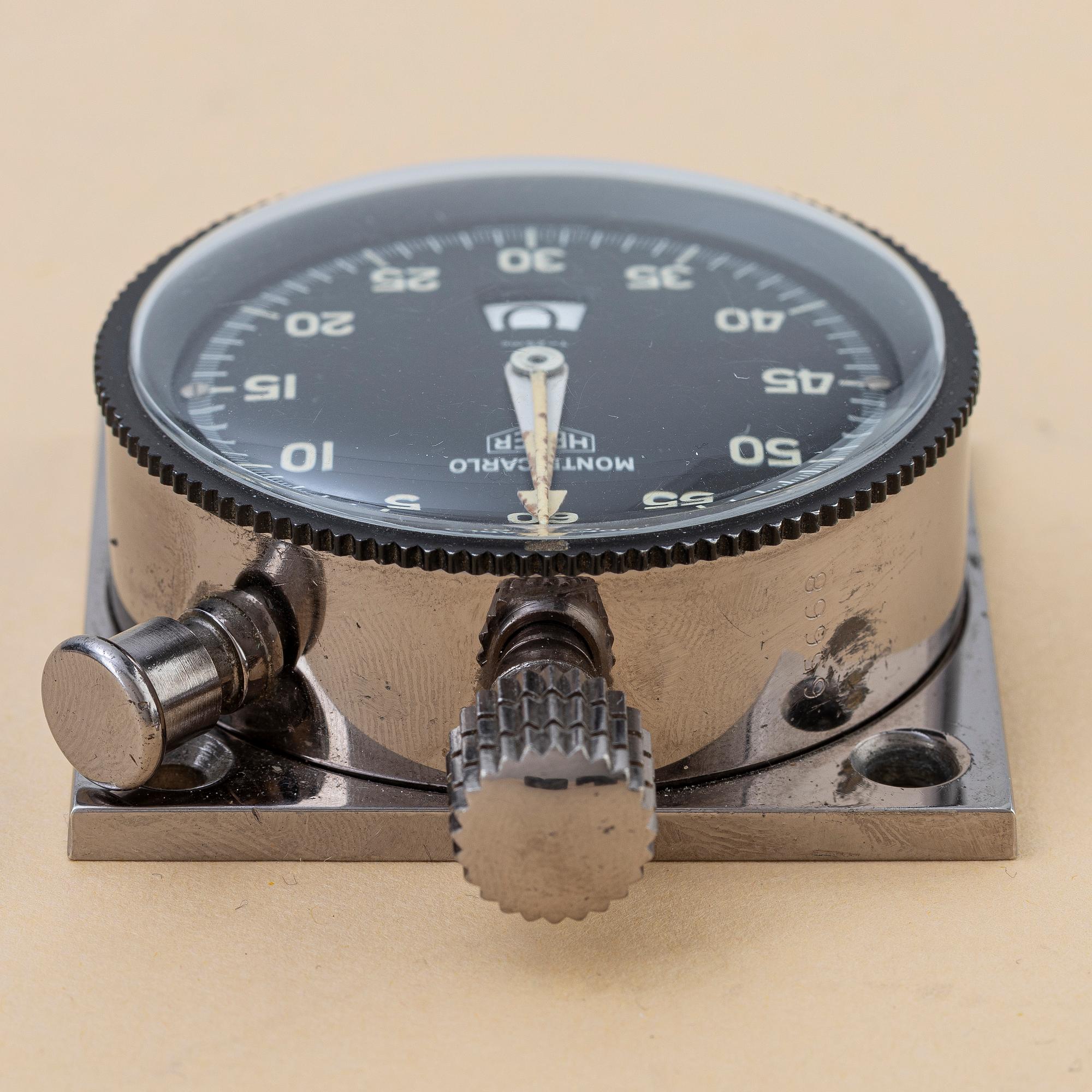 Heuer, Monte-Carlo, "Winner of the Acropolis Rally 1965 Carl Magnus Skogh and Lennart Berggren", ca 1965.