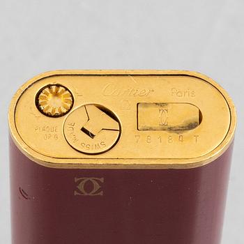 Must de Cartier, pen and lighter, "Trinity".
