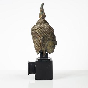 A head of a Buddha, Thailand, 19th century.