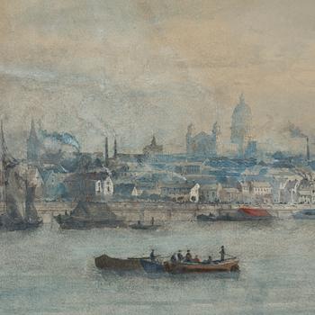 Edwin Toovey, watercolour, signed and dated 1883-4.
