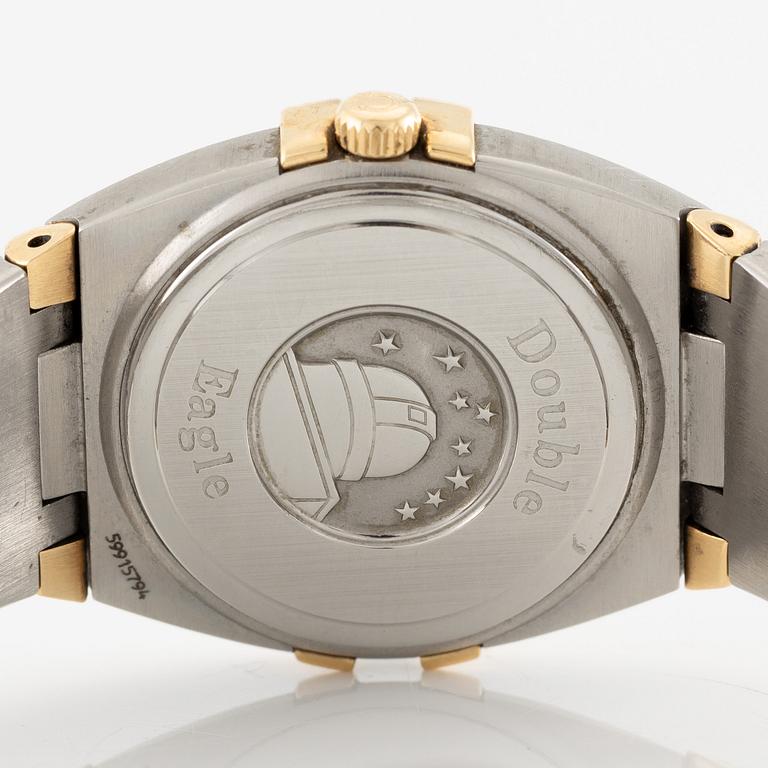 Omega, Constellation, "Double Eagle", wristwatch, 24 mm.