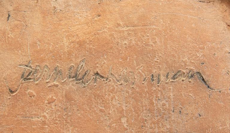 Pernilla Norrman, a signed earthenware box.