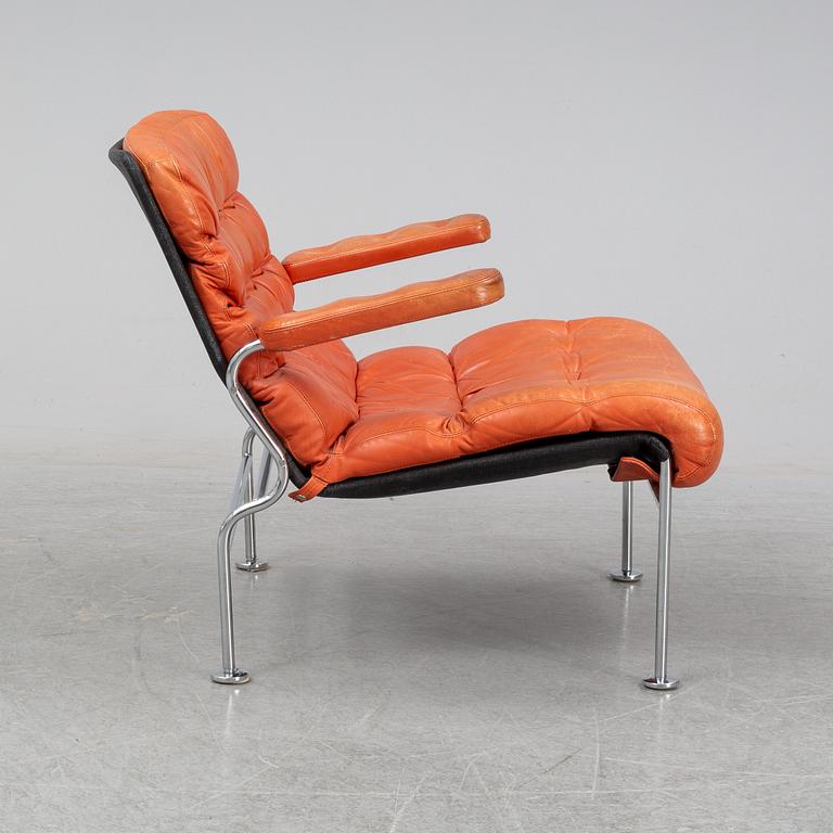 A 1960/70's 'Birgitta' easy chair by Bruno Mathsson for Dux.