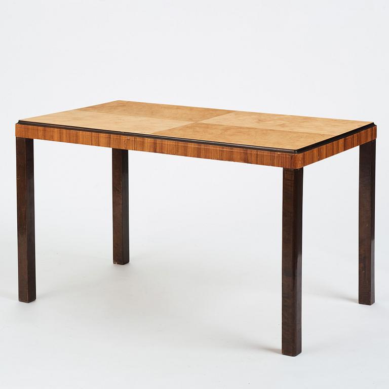 Swedish Modern, a library table, possibly Firma Boet, provenance: Factory owner Neck's residence in Nossebro, 1930s.