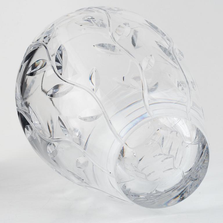 Gunnar Cyrén, a glass vase, Orrefors, Sweden.