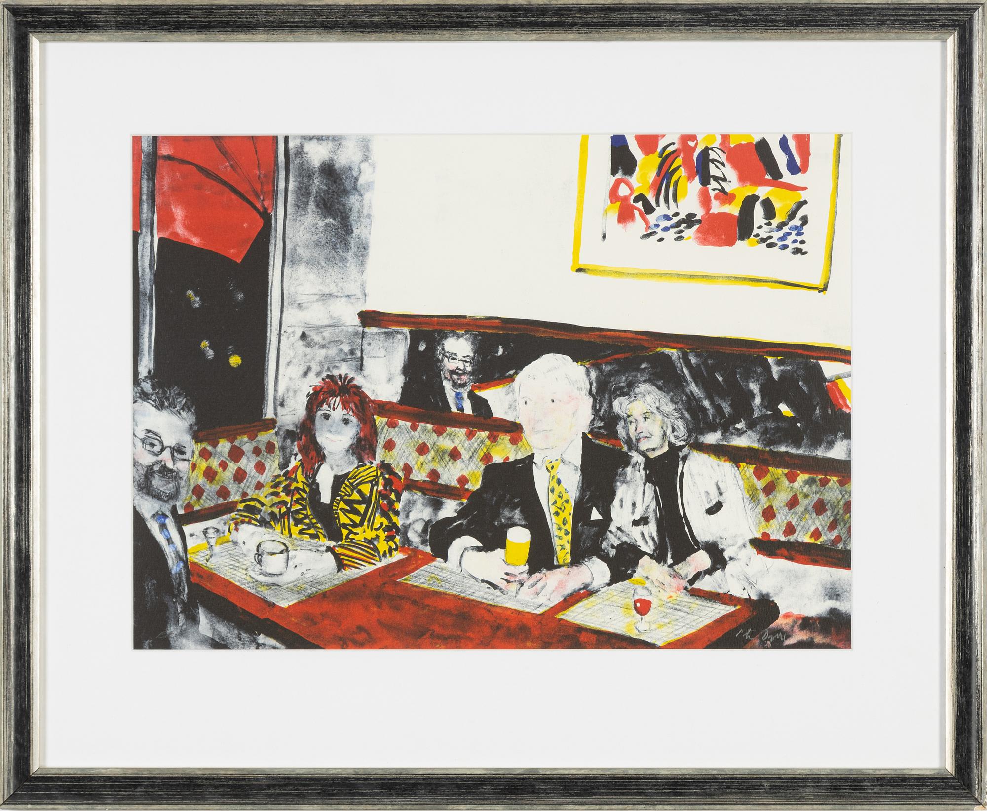 Peter Dahl, lithograph in colours, signed EA.