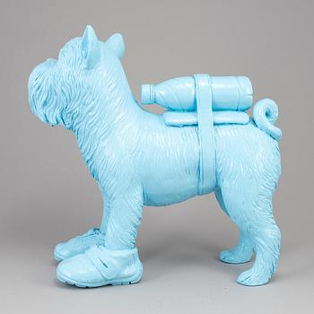 WILLIAM SWEETLOVE, "Cloned Griffon Bruxellois with pet bottle", signed and numbered 1/75.