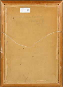 OKÄND KONSTNÄR, olja på duk, signerad Wilh Pape och daterad 1915.