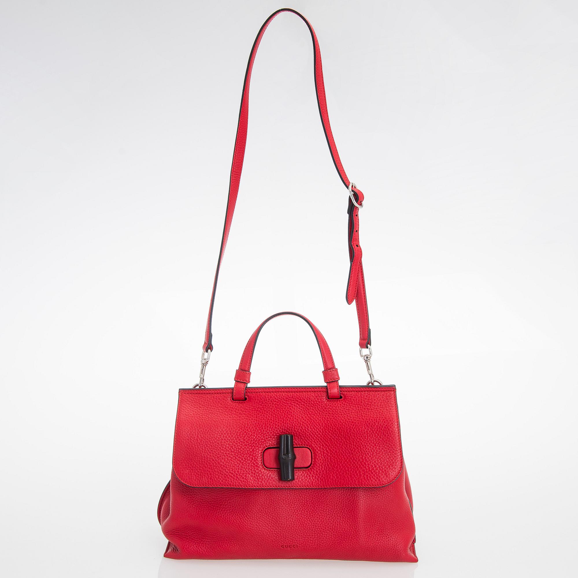 Gucci, a 'Bamboo Daily Top Handle' bag.