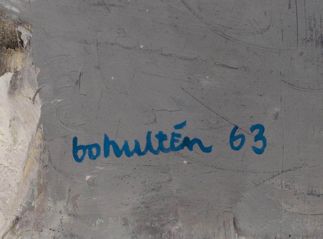 BO HULTÉN, olja på duk, signerad och daterad 63.