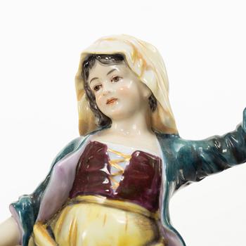 Figural group, "Bowing Goat", Naples.