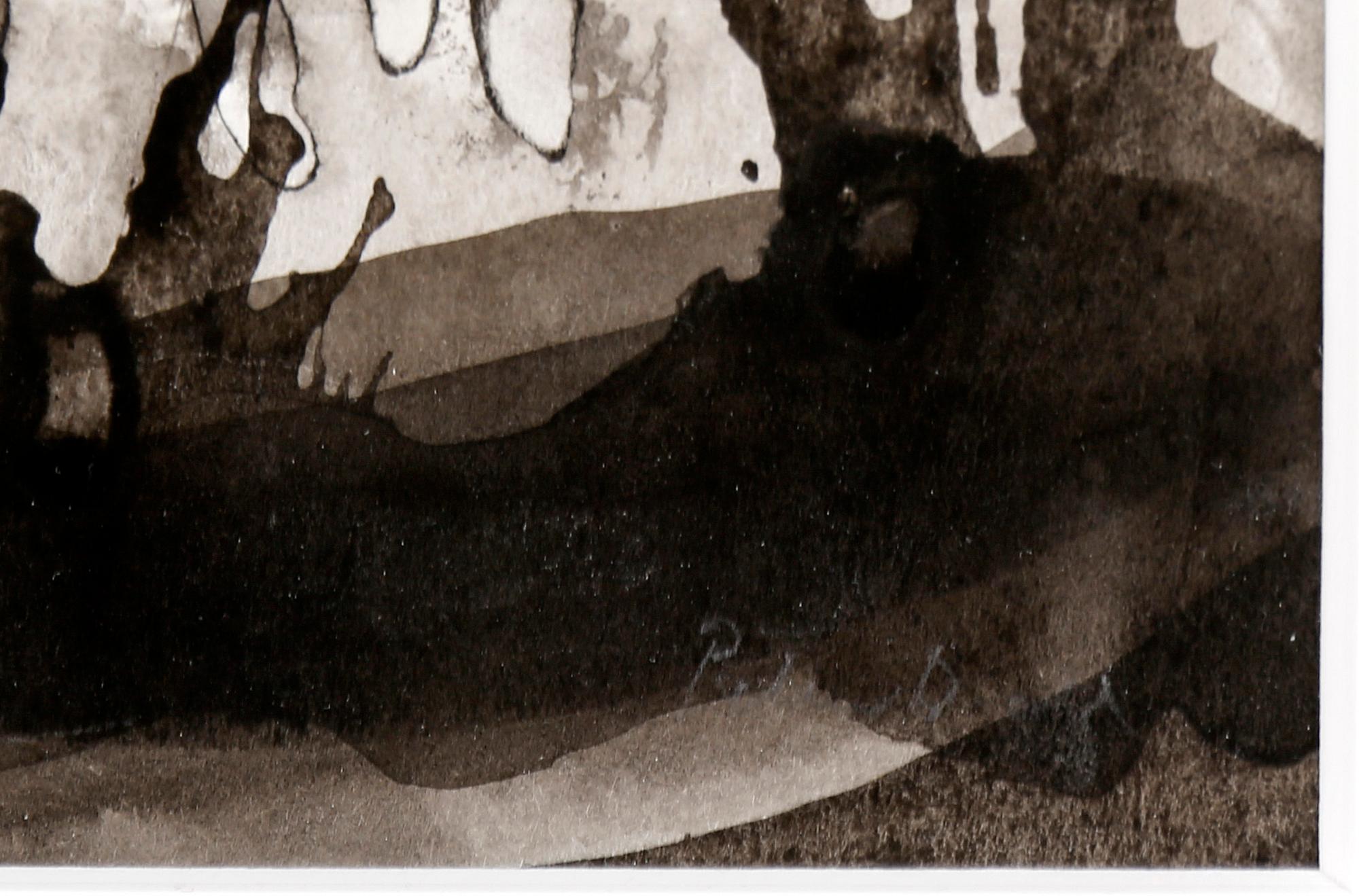 PETER DAHL, akvarell på papper, signerad.