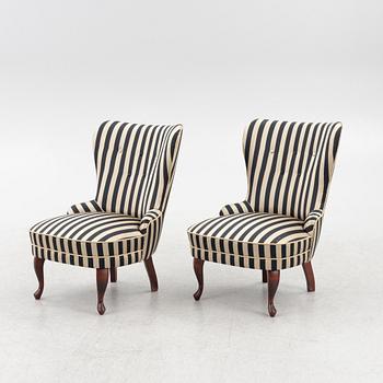 Armchairs, a pair, first half of the 20th century.
