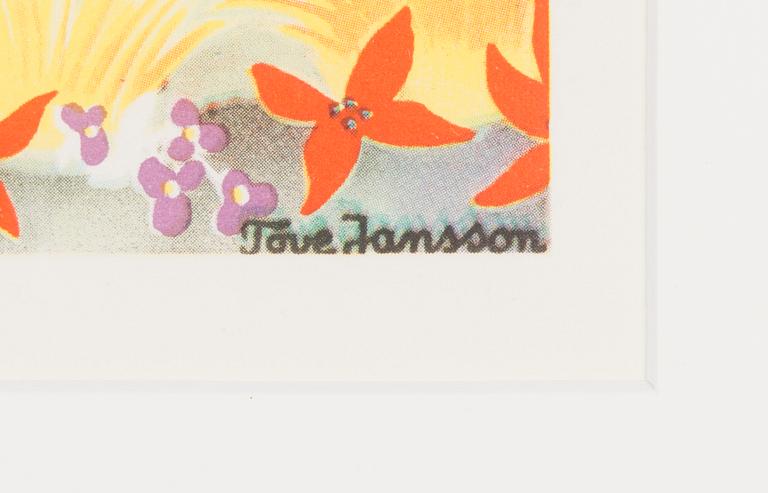 Tove Jansson, affisch "Regnbågshuset".