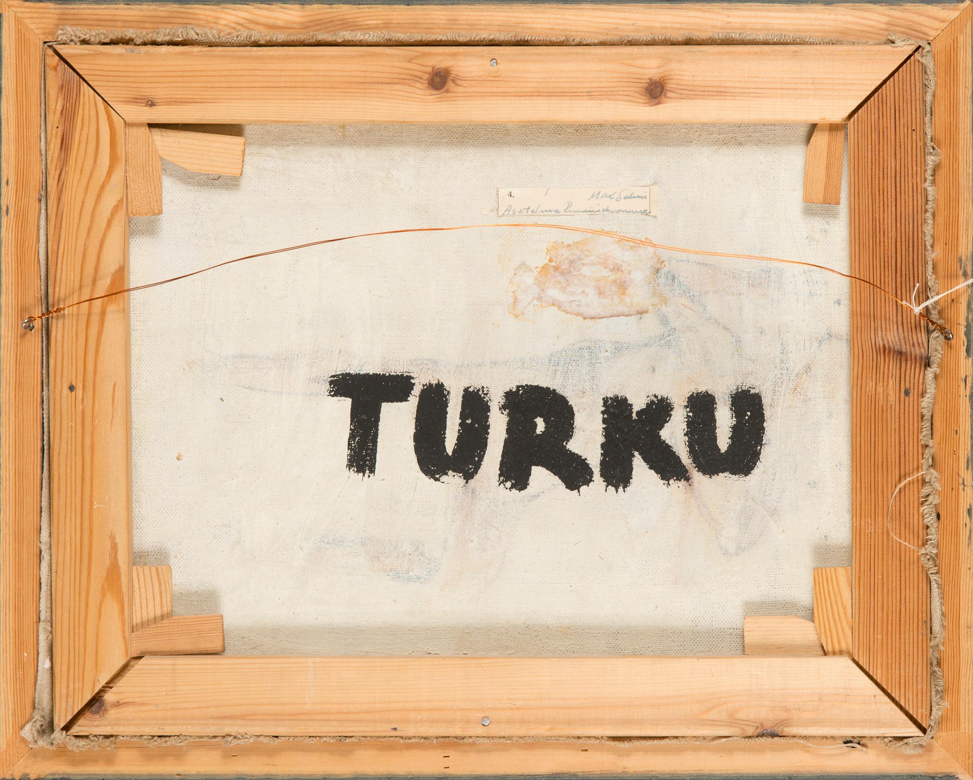 Max Salmi, Still Life from the Mortuary.