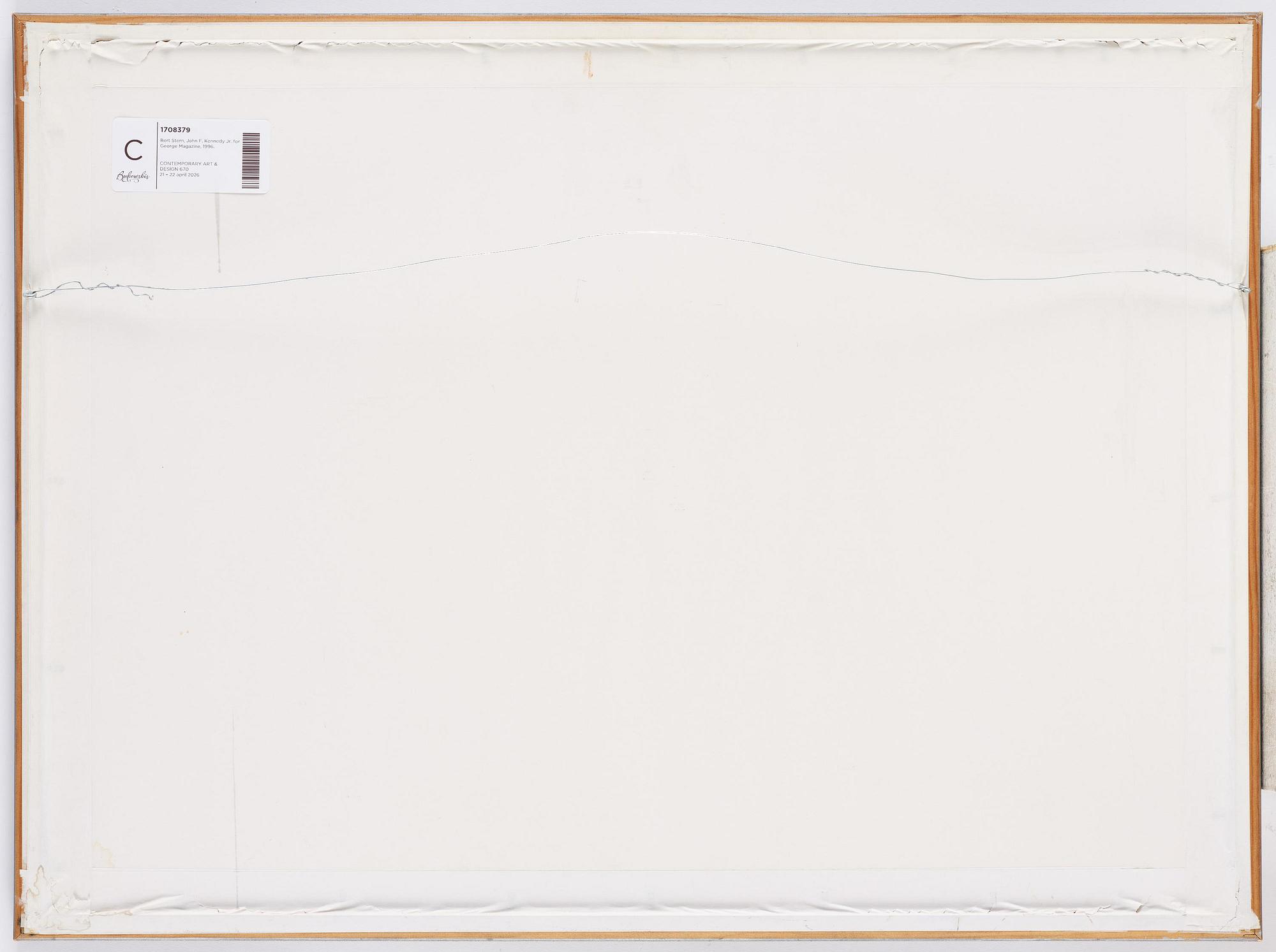 Bert Stern, "John F. Kennedy Jr. for George Magazine", 1996.