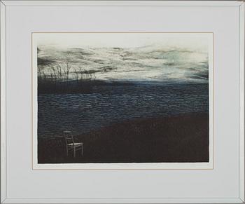 TUULA LEHTINEN, färglitografi, sign. och dat. 1982, nr 21/50.