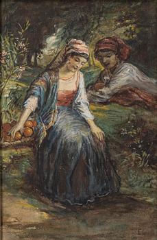 Egron Lundgren, Indian with oranges.