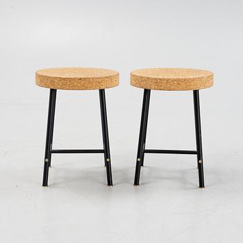 A pair of 'Sinnerlig' stools by Ilse Crawford for Ikea, 2015.