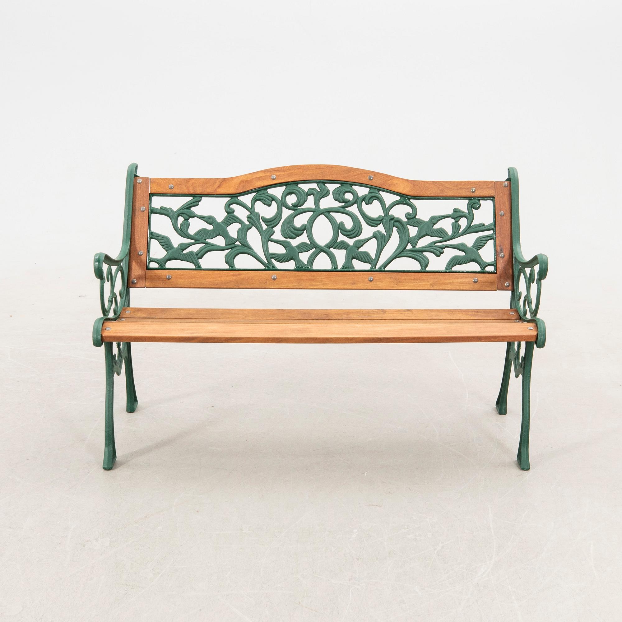 Garden bench, 20th century.