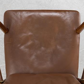 Josef Frank, karmstol, modell 652, Firma Svenskt Tenn, 1900-talets mitt.