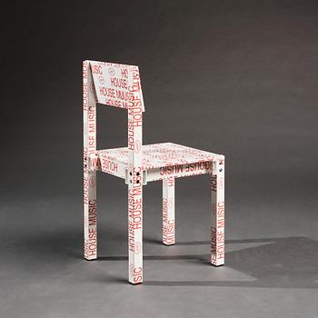 Fredrik Paulsen, a unique chair, "Chair One, Knuckles Chuckles", JOY, 2024.