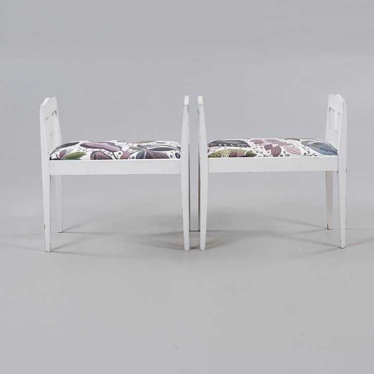 BANKETTER, ett par, jugend, 1900-talets början.