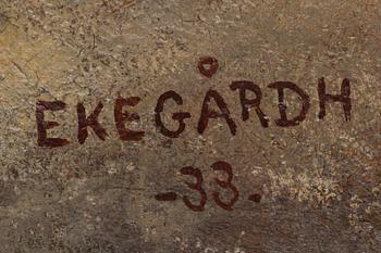 Hans Ekegårdh, oil on canvas, signed.
