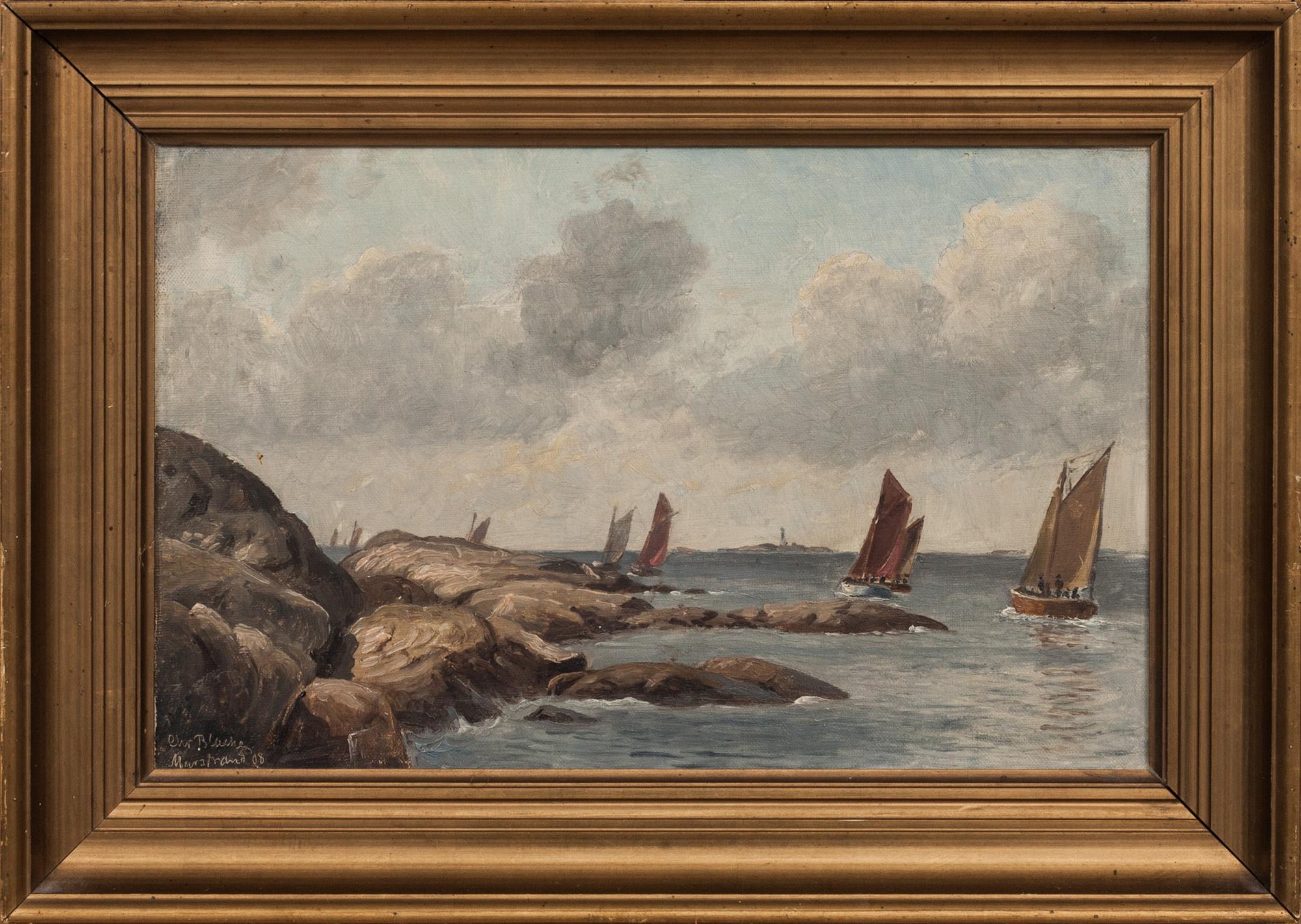 CHRISTIAN BLACHE, olja på duk, signerad o daterad -08.