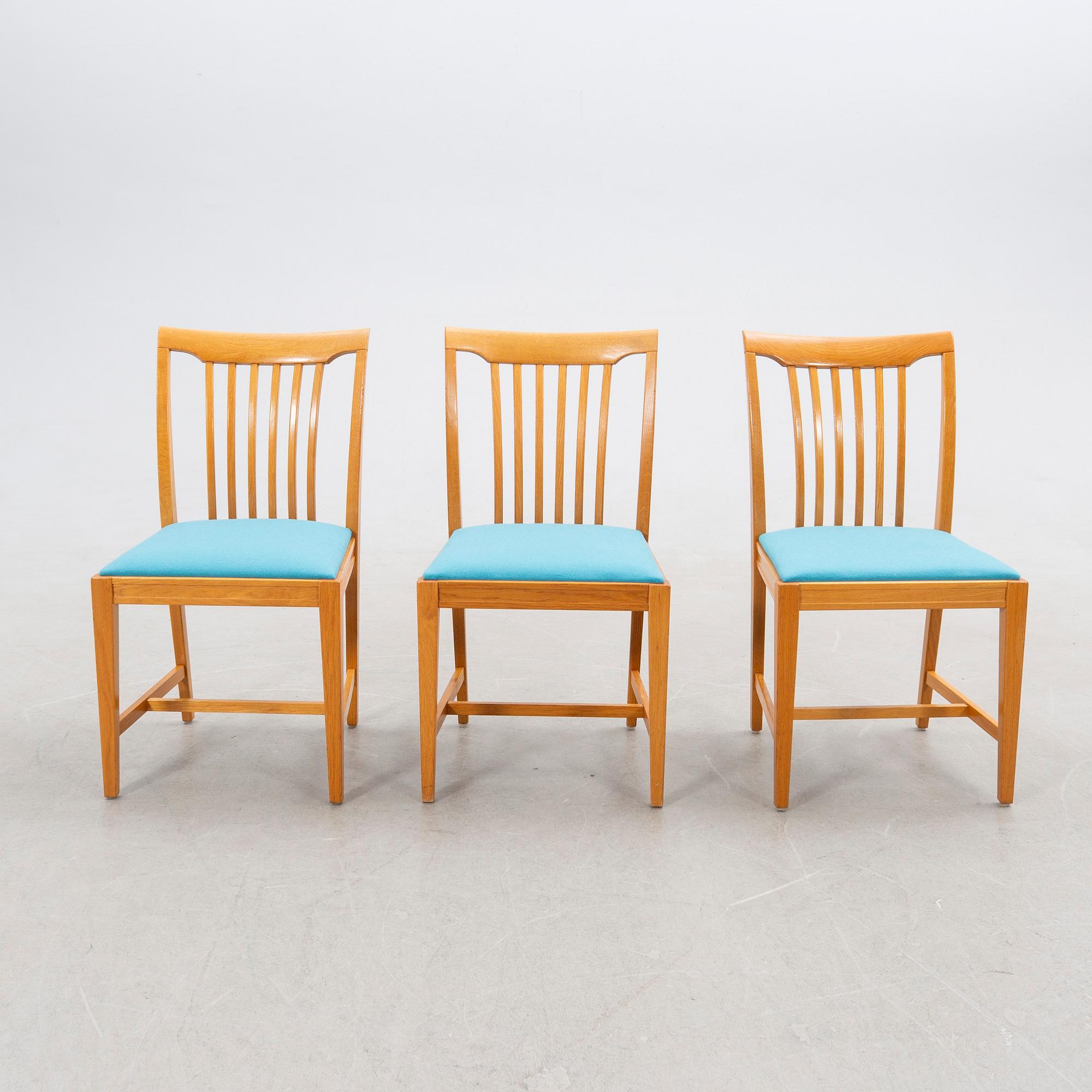 Svante Skogh, 6 st stolar, "Vindö", Balders snickeri, Vaggeryd, 1900-talets andra hälft.