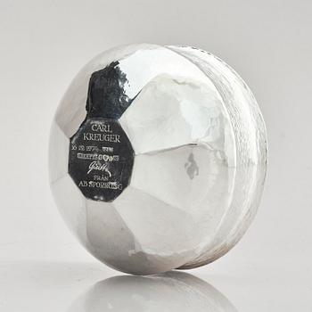 Claës E. Giertta, skål, sterling silver, Stockholm 1974.