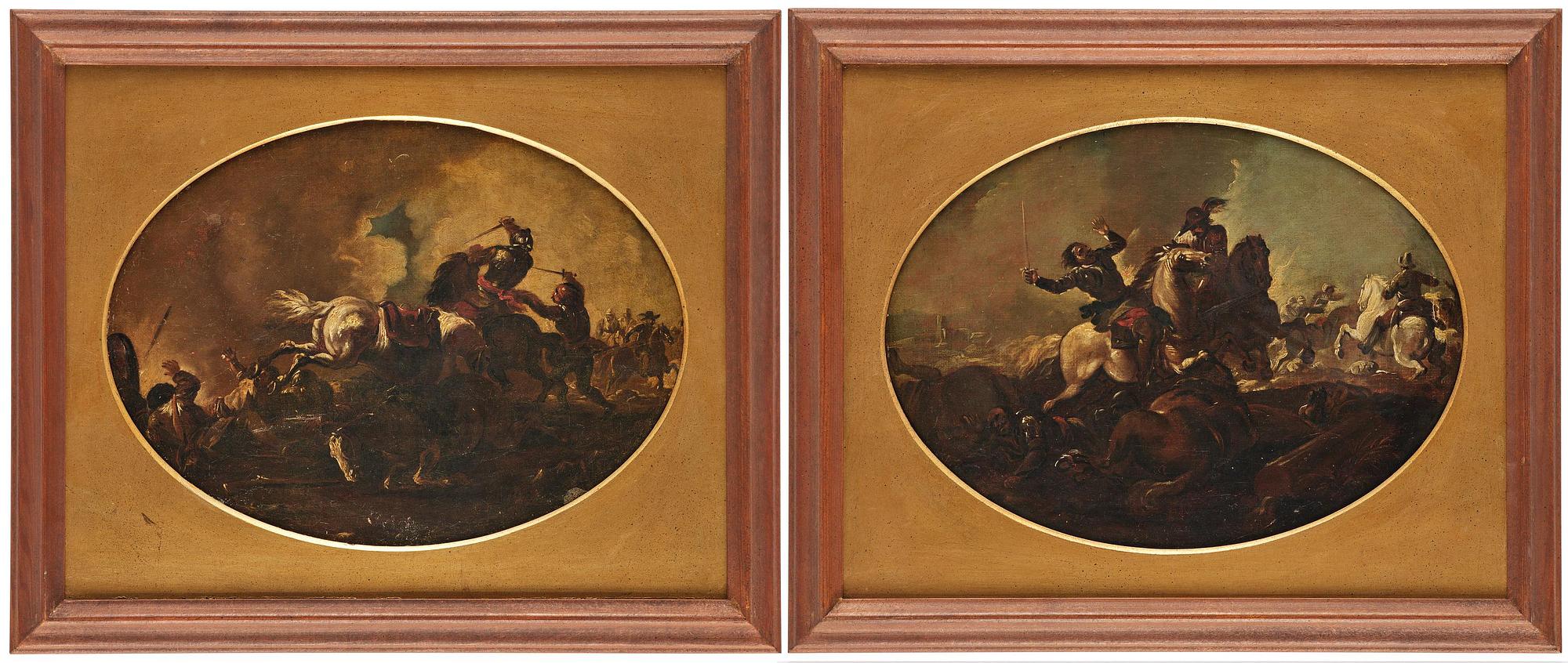Francesco Graziani ("Ciccio"), hans krets, Ryttarbataljer, ett par.