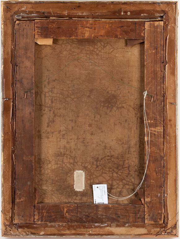 OKÄND KONSTNÄR, olja på duk, signerad A. Wagner, 1800-tal.