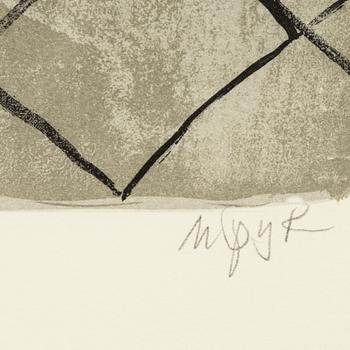 Madeleine Pyk, lithograph in colours, 1994, signed 4042/5000.