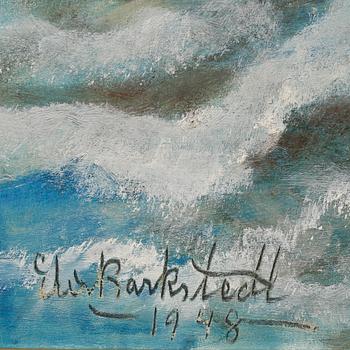 ELIS BARKSTEDT, olja på duk, signerad.