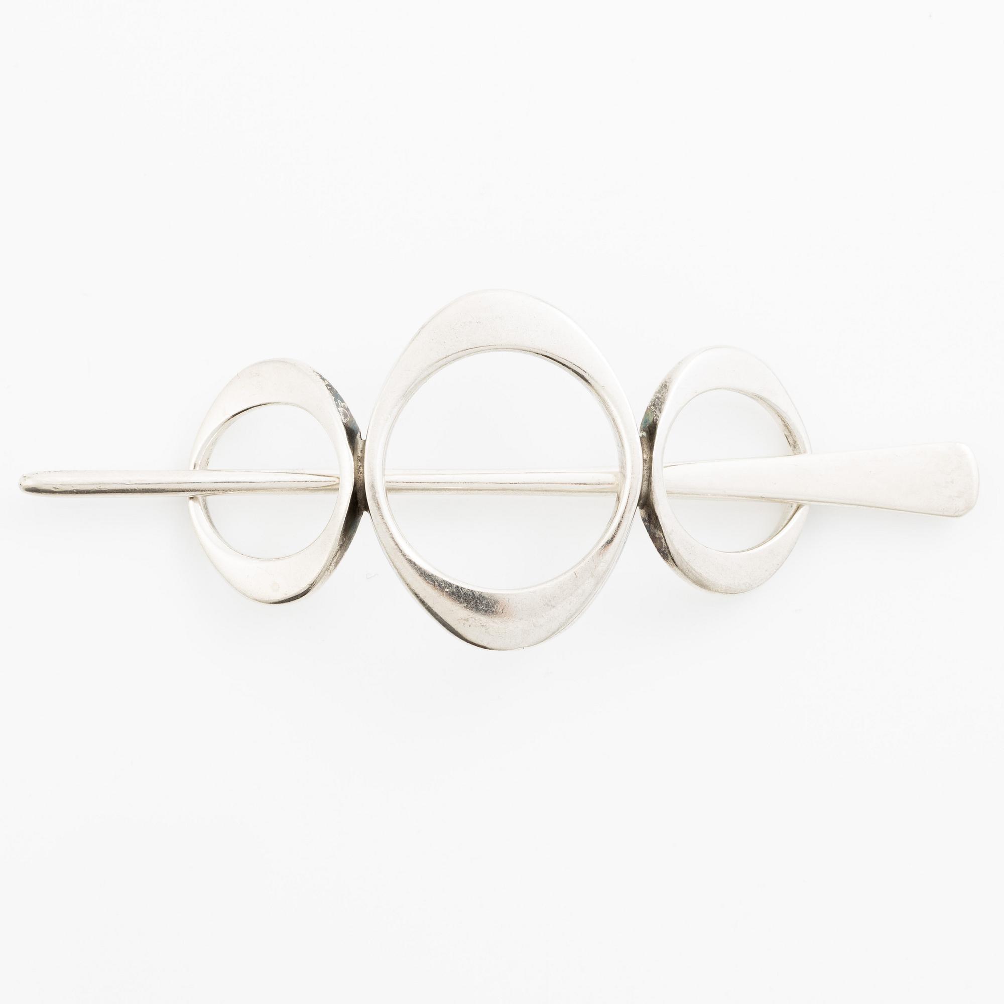 Sven-Erik Högberg, a hairpin, sterling silver, Gothenburg 1977.