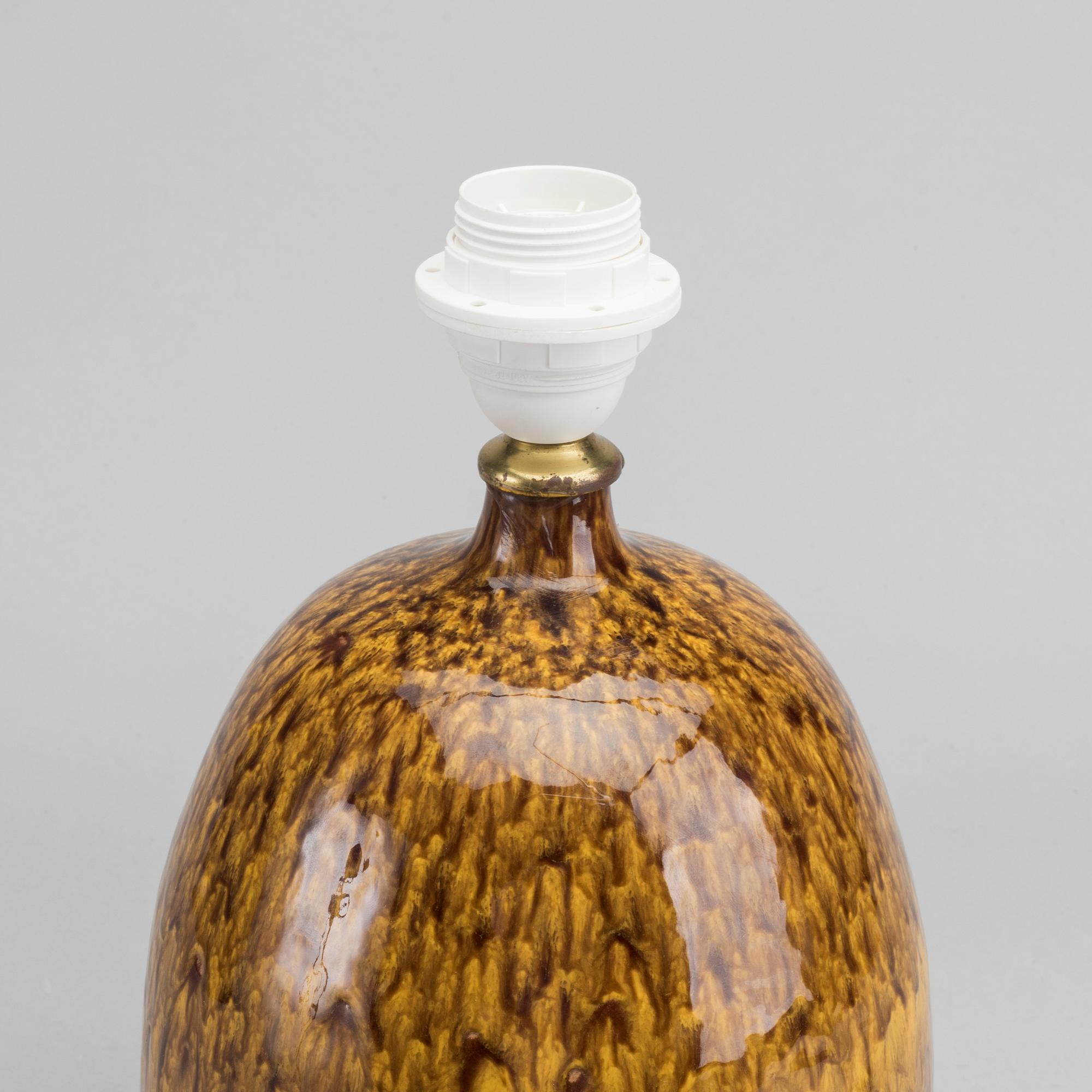 GUNNAR ANDERSSON, bordslampa signerad.