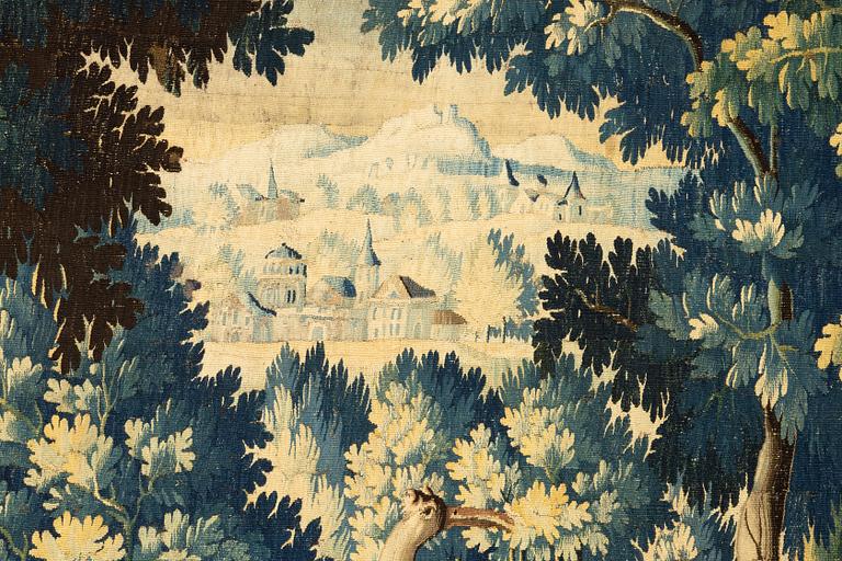 A tapestry, "Verdure", tapestry weave, ca 218  x 327 cm cm, Flanders, the first half of the 18th century.