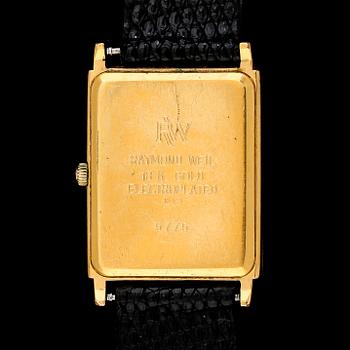 ARMBANDSUR, Raymond Weil, Geneve, gulddoublé.