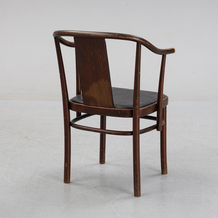 Peter Celsing, a stained beech model 1514 chair, Gemla, Diö, 1965.