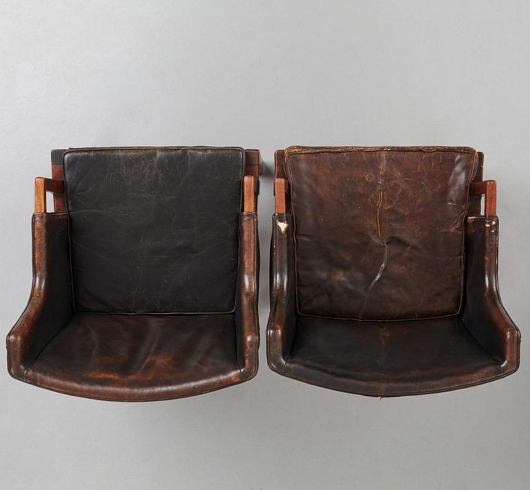 HANS J WEGNER & PALLE SUENSON, 3 similar chairs for "M/S Venus" in 1948, by cabinetmaker Palle Suenson, Denmark.
