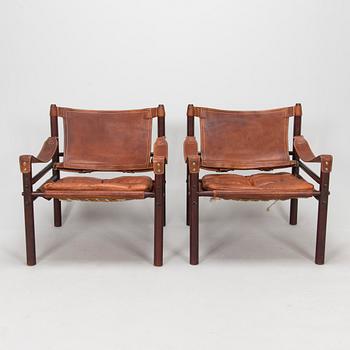 Arne Norell, a pair of 'Sirocco' easy chairs, latter half of the 20th century.