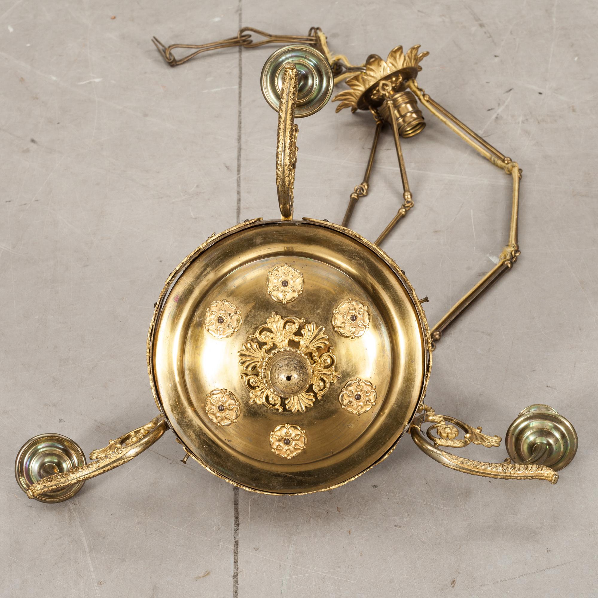 LJUSAMPEL, senempire, 1800-talets mitt.