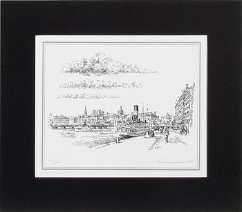 LEIF FORMGREN, litografier, 2 st, sign, dat 85 o numr 191/360 resp 61/360.