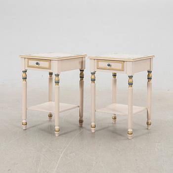 Nightstands, 1 pair, 20th/21st century.