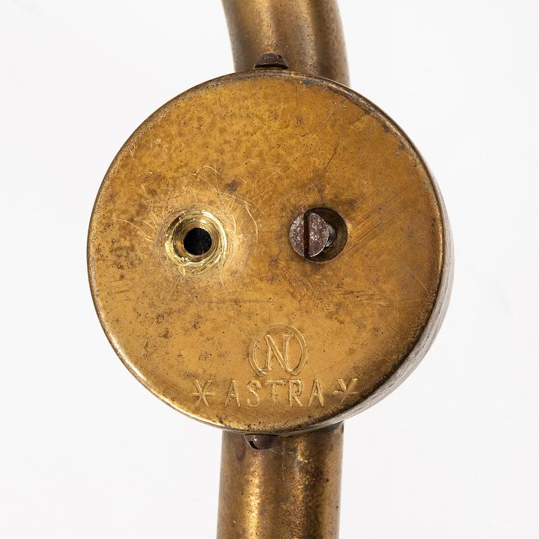 A pair of wall lamps, Astra, Norway, 1940s/50s.