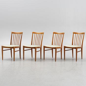 Carl Malmsten, four chairs, model Herrgården, Bodafors, 1961.