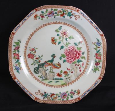 TALLRIKAR, 3 st, porslin, Kina Qianlong 1700-tal.