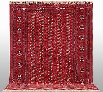 A carpet, semi.antique Tekke, ca 330 x 250 cm.